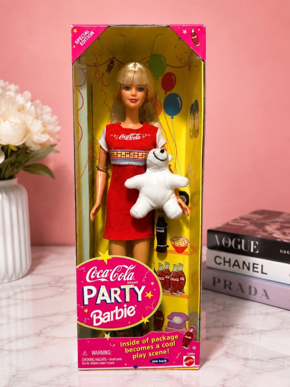 Coca-Cola Party Barbie Doll - Red Dress